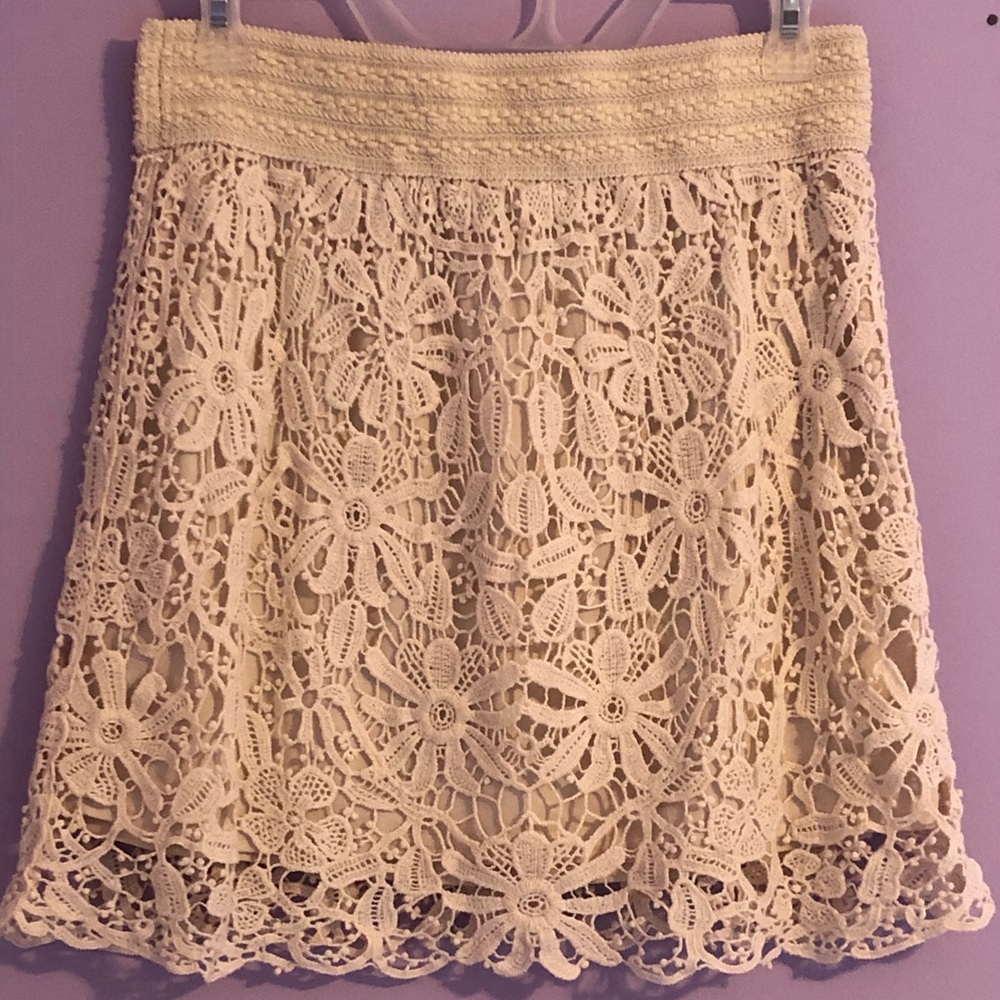 BOHO Lace SKIRT- FOREVER 21- Size Large